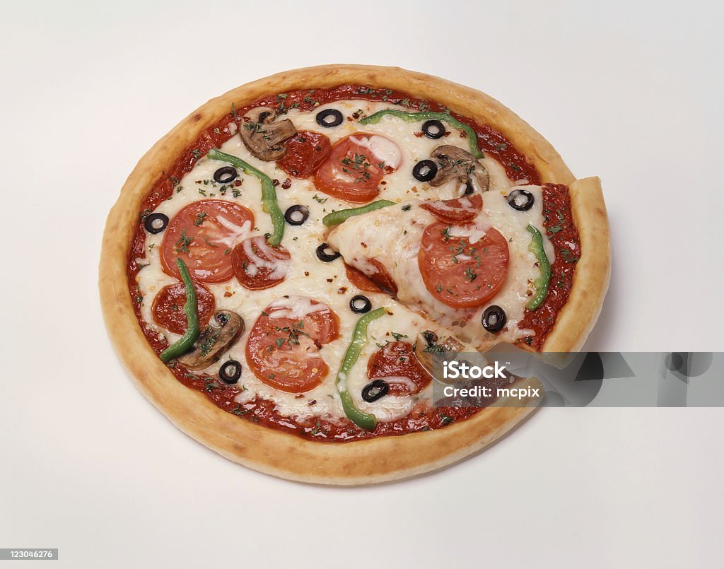 Pizza Pepperoni - Photo de Aliment libre de droits