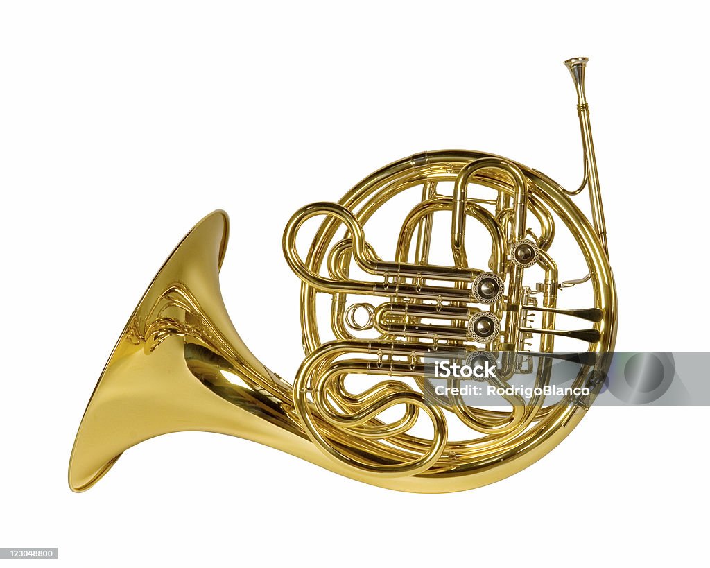 French Horn - Lizenzfrei Waldhorn Stock-Foto