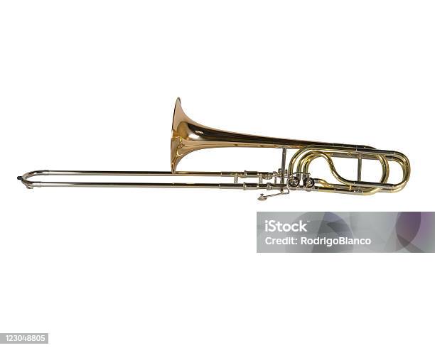 Trombone - Fotografie stock e altre immagini di Trombone - Trombone, Composizione orizzontale, Fotografia - Immagine