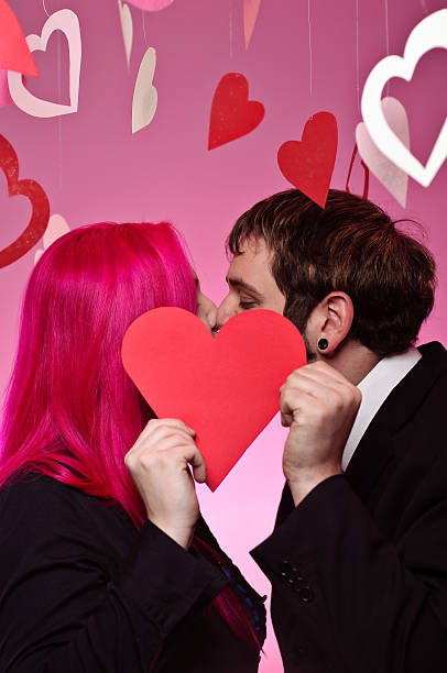 istock Valentines Couple Kiss 123052136