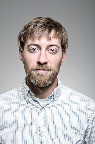 istock A portrait of a bearded young man 123052277