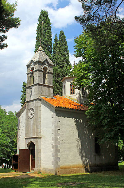 istock Small church in Podgorica, Montenegro 123052980
