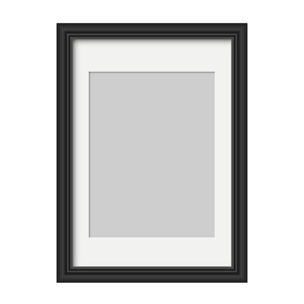 istock Realistic photo frame isolated. Vector template for picture. Blank white picture frame mockup template. Empty framing for your design. Vector illustration 1230539482