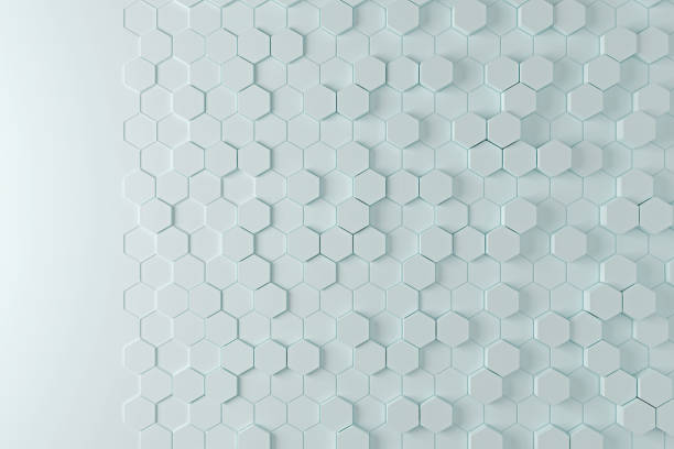 Pastel color hexagonal abstract hexagons background - Web banner Hexagon, Pattern, Honeycomb, Backgrounds, Molecule, Abstract, Web banner honeycomb pattern photos stock pictures, royalty-free photos & images