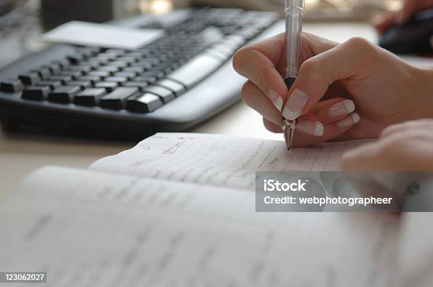 Busy Businesswomans Schedule Stock Photo - Download Image Now - Diary, Leadership, Calendar