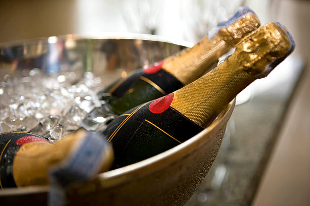 Chilled Champagne  cooler container photos stock pictures, royalty-free photos & images