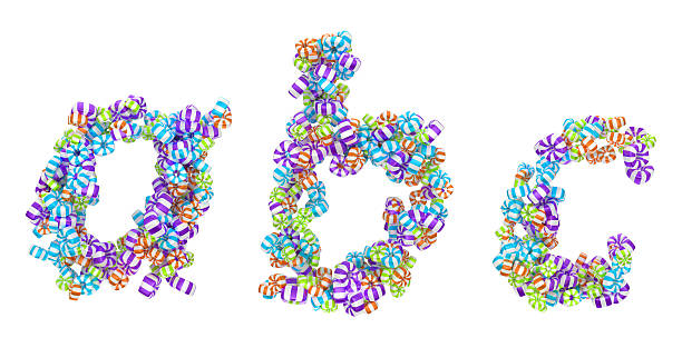 istock Sweet candy font A B C letters 123068461