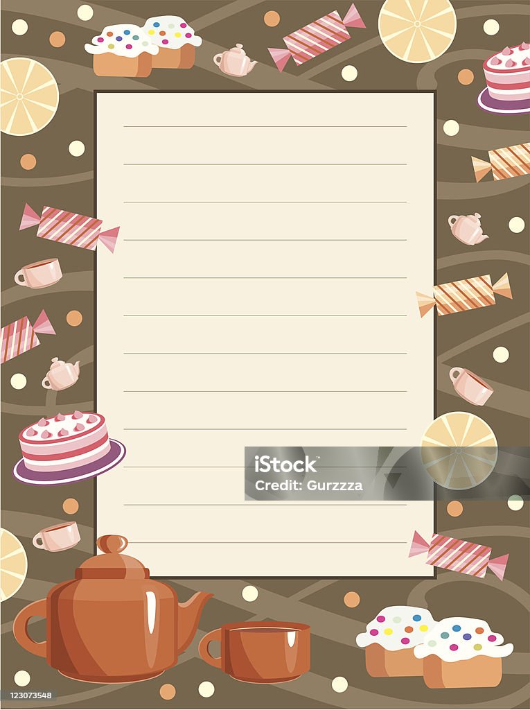 Tea Menu Backround Tea Menu Set Stock Illustration - Download Image Now - Backgrounds ...