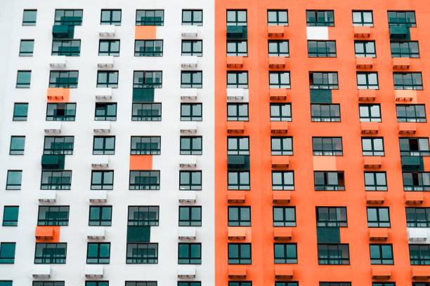 istock Multistorey concrete apartment 1230756958