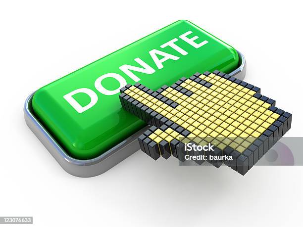 Spenden Web Button Stockfoto und mehr Bilder von Bedienungsknopf - Bedienungsknopf, Computermaus, Cursor