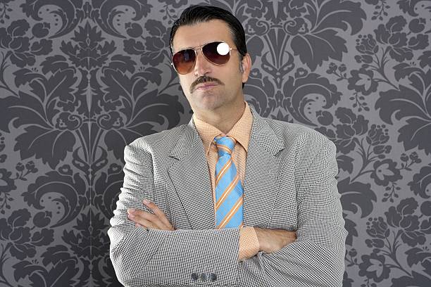 nerd serious proud businessman sunglasses portrait nerd serious proud businessman sunglasses portrait wallpaper background retro salesman stock pictures, royalty-free photos & images