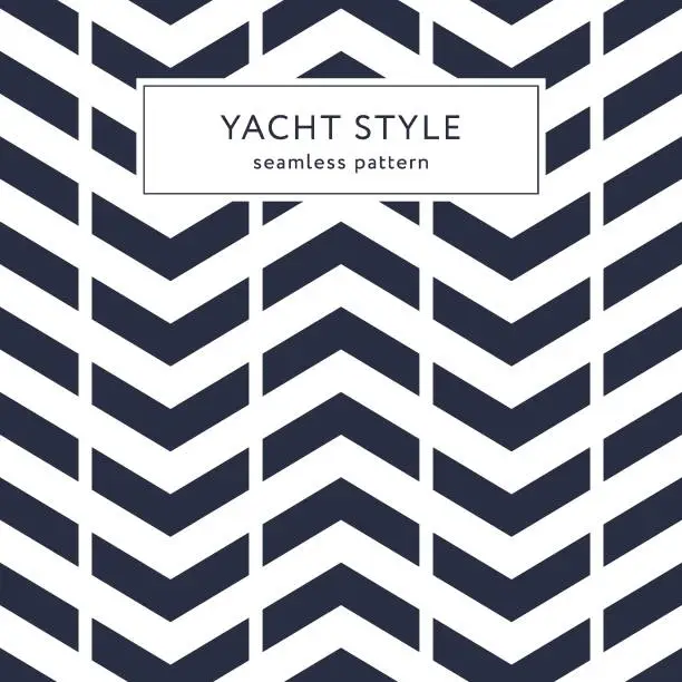 Vector illustration of Simple chevron seamless pattern