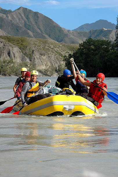 Rafting  altai nature reserve photos stock pictures, royalty-free photos & images