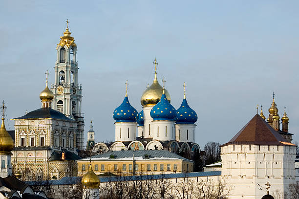 Troitse-Sergieva Lavra 세르기예프 포사트 러시아 스톡 사진