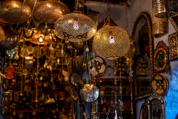 istock Moroccan chandeliers and lanterns 1230839104