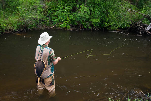 istock Fly Fishing on a Trout Stream 123085931