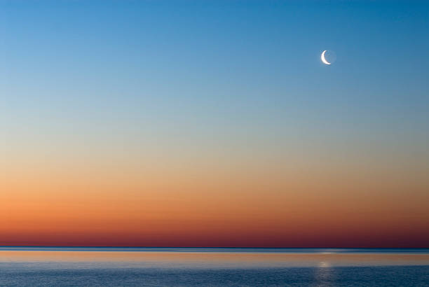istock Lake Huron, Sunrise and Moon 123085971