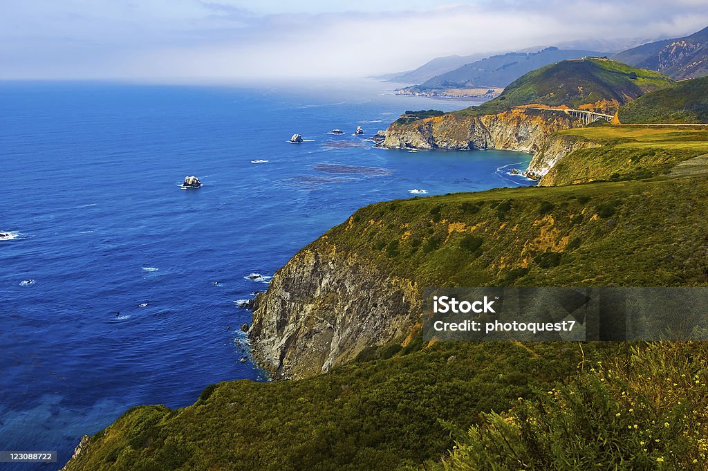 Californian Coast  Big Sur Stock Photo