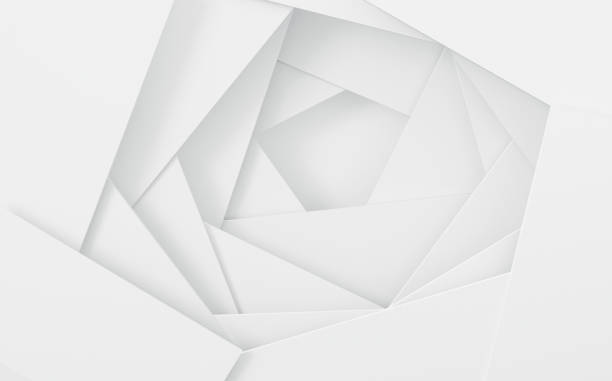 istock abstract 3d white shapes background texture with geometric shape. 3d render design for display product on website. Mockup with gray podium scene concept. Empty showcase for advertising and banner. 1230894740