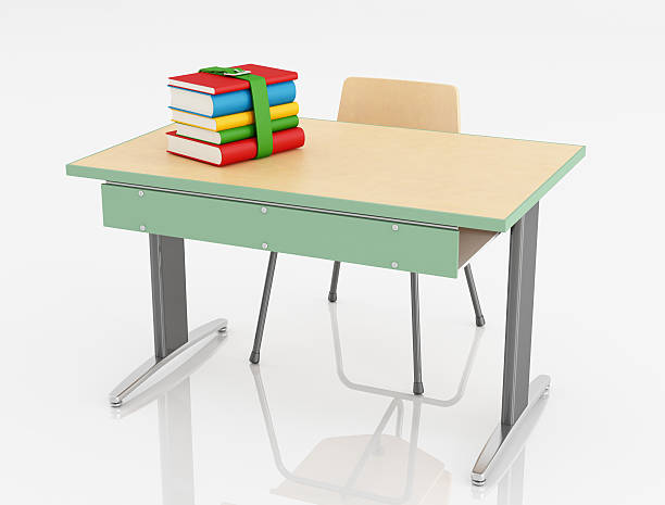 istock School desk and chair 123094860