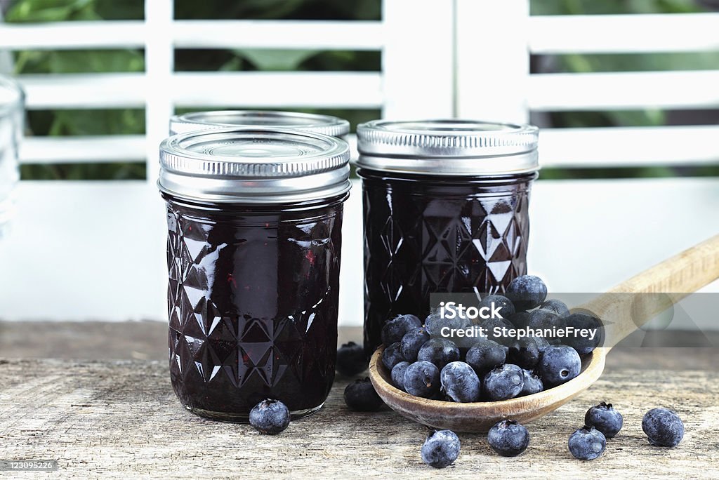 Confitura de arándanos - Foto de stock de Mermelada libre de derechos