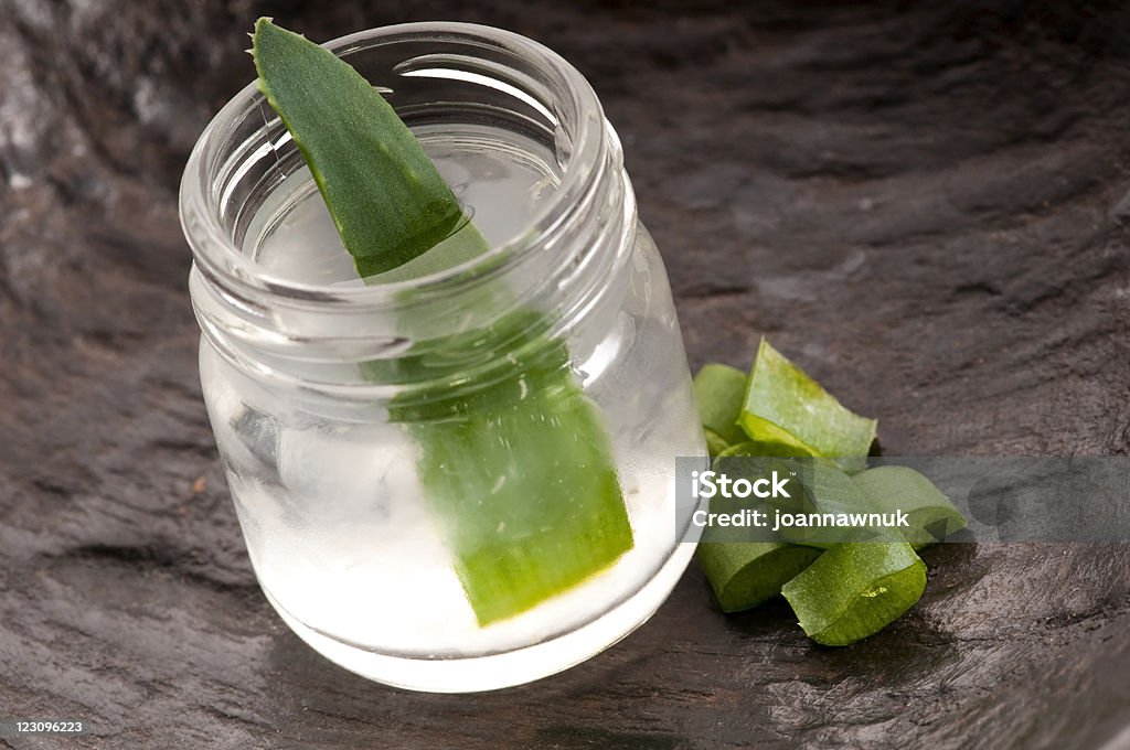 aloe vera juice with fresh leaves Aloe Stock Photo