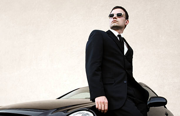 istock businessman and his car 123097904