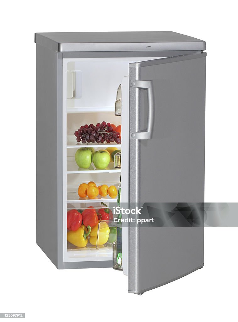 新鮮な食品を冷蔵庫を備えております。 - 冷��凍庫のロイヤリティフリーストックフォト