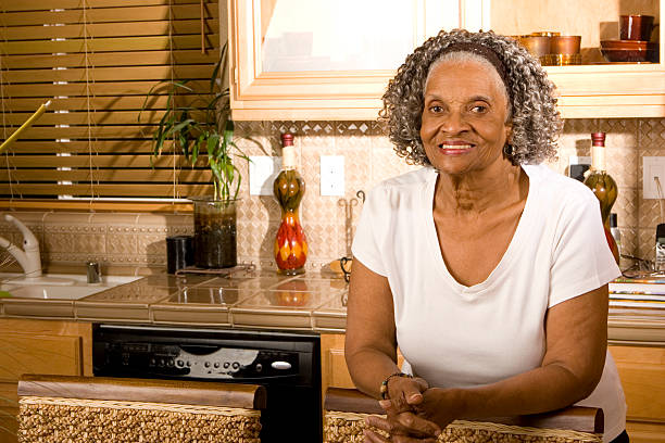 istock Grandmother in the kitchen 123099657