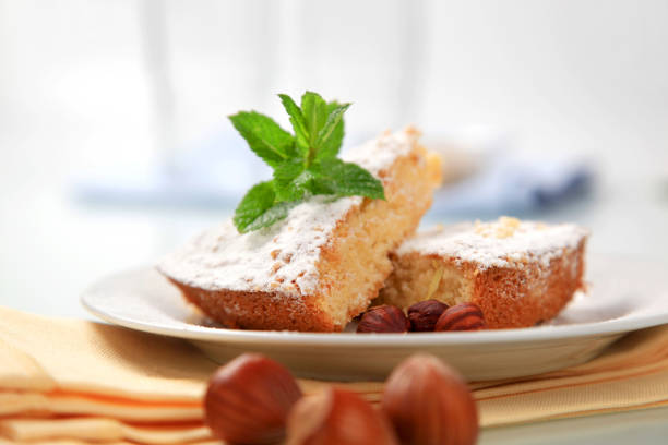 istock Slices of sponge cake 123099798