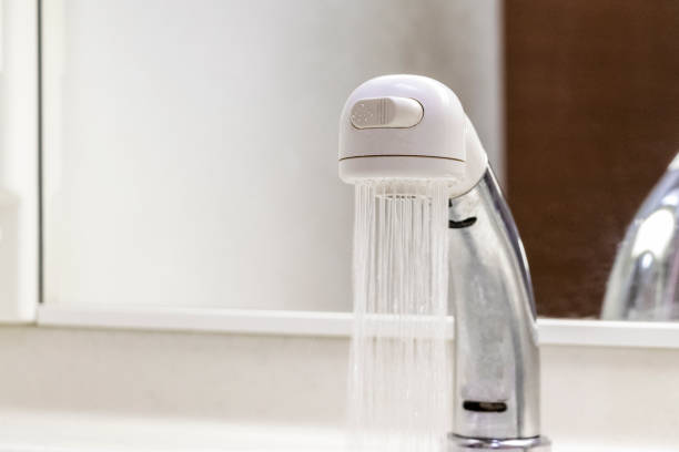 istock Shower head blowing out water 1231015283