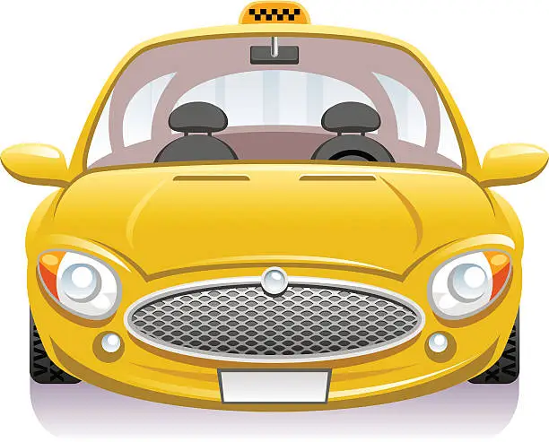 Vector illustration of Taxi