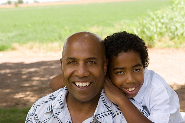 istock African American father and son 123105115
