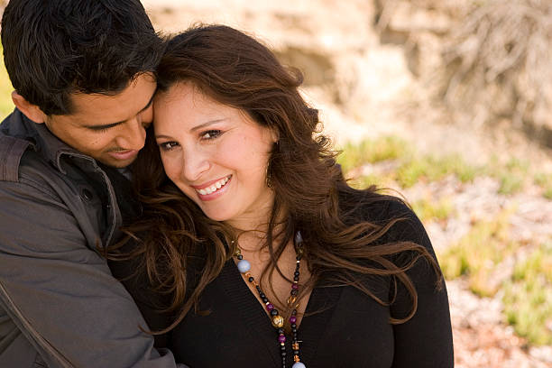 istock Hispanic couple in love 123105170