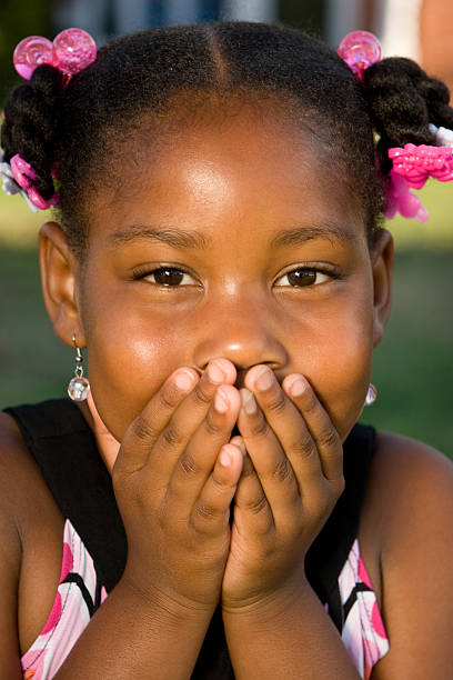 istock Excited little girl 123105386