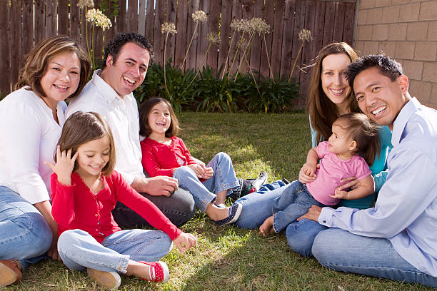istock Family and Friends Hanging Out 123107766