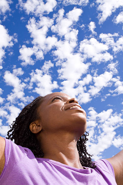 Woman In Clouds / Inspirational