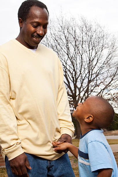istock Grandfather with his grandson 123111144