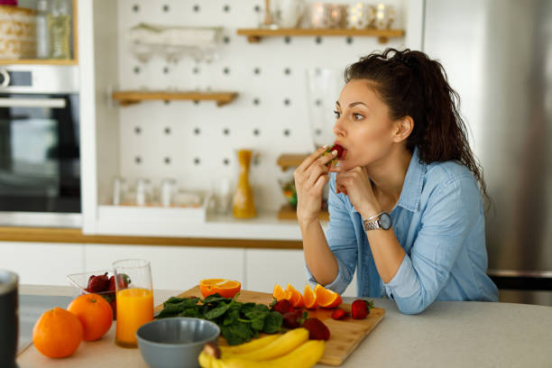 istock Step by step preparation of a smoothie in the kitchen 1231125394
