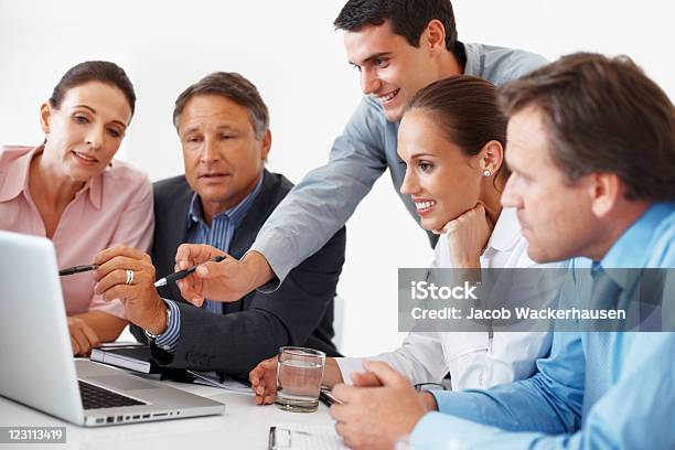 Working Together Stock Photo - Download Image Now - 30-39 Years, Adult, Board Room