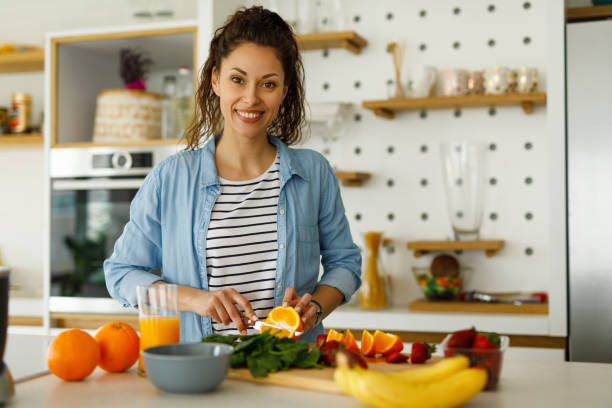 istock Step by step preparation of a smoothie in the kitchen 1231170661
