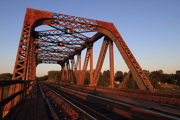 Train Pont sur chevalets - Photo