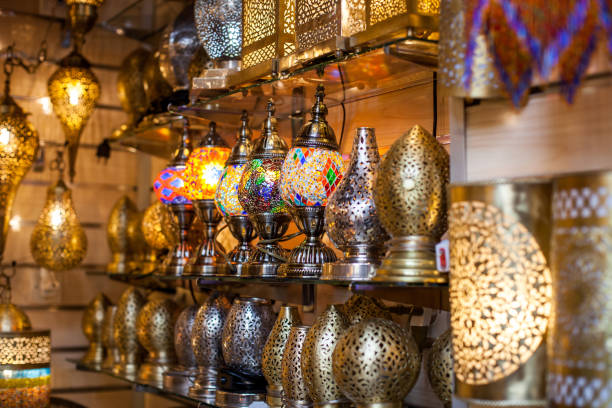 istock Moroccan chandeliers and lanterns 1231248142