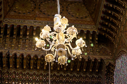Moroccan chandeliers and lanterns
