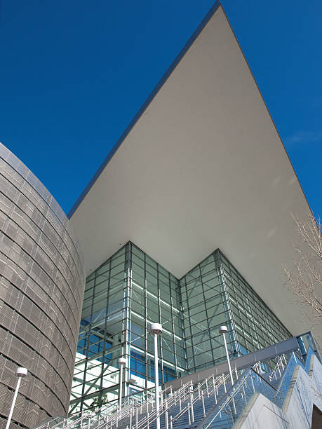 Modern building, Steel and glass
