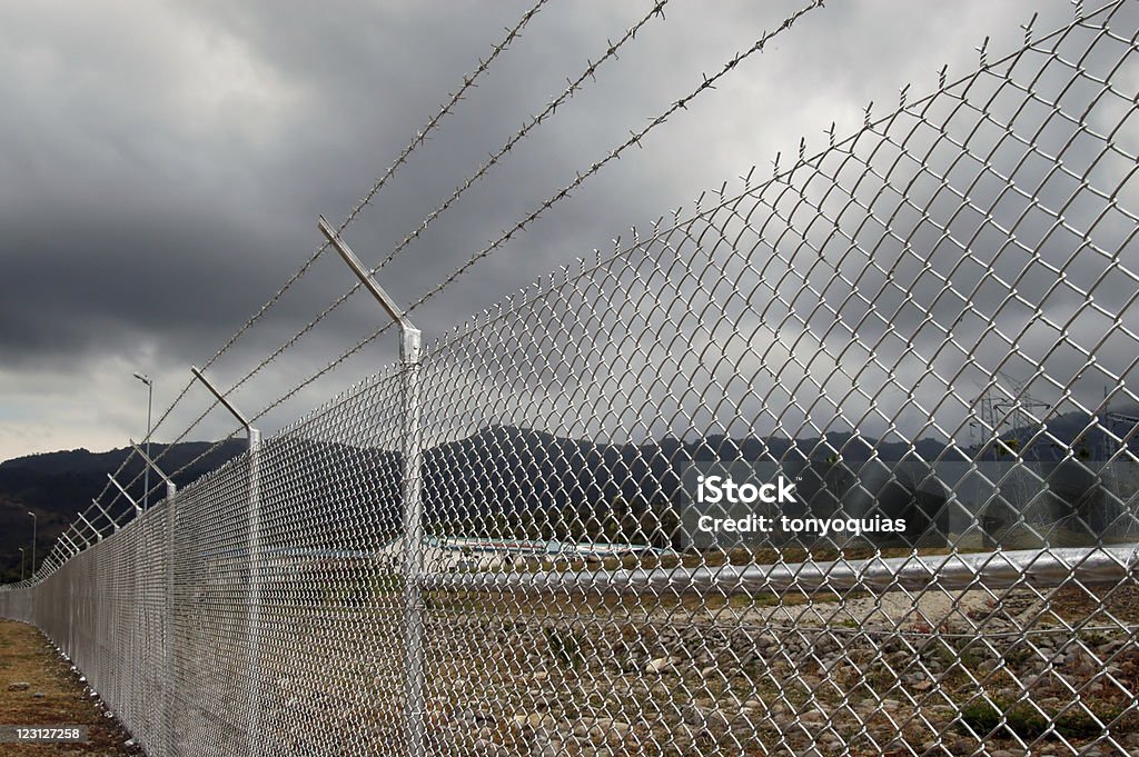 Zaun - Lizenzfrei Begrenzte Räume Stock-Foto