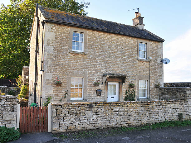 istock Stone Cottage House 123134386
