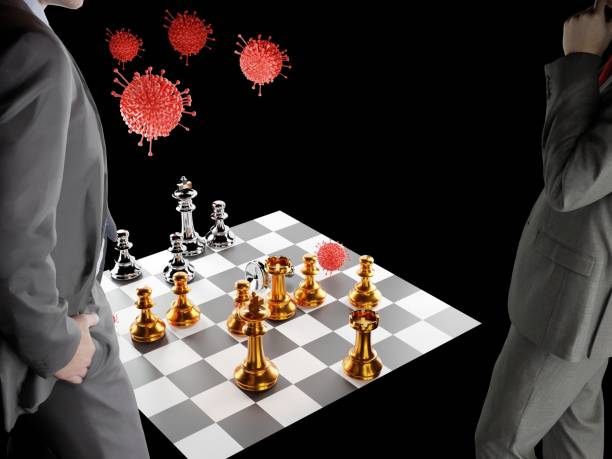 istock 3D of businessman planning about chessboard 1231346791