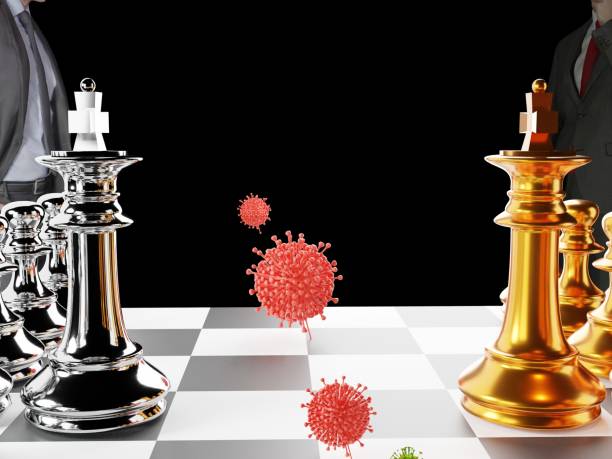 istock 3D of businessman planning about chessboard 1231346955