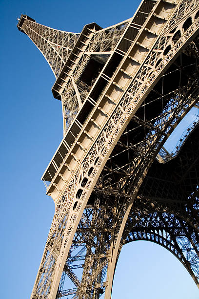 istock Wide angle view of the Eiffel Tower 123137463